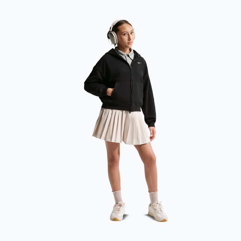 Кофта дитяча Nike Sportswear Studio Fleece black/white 3