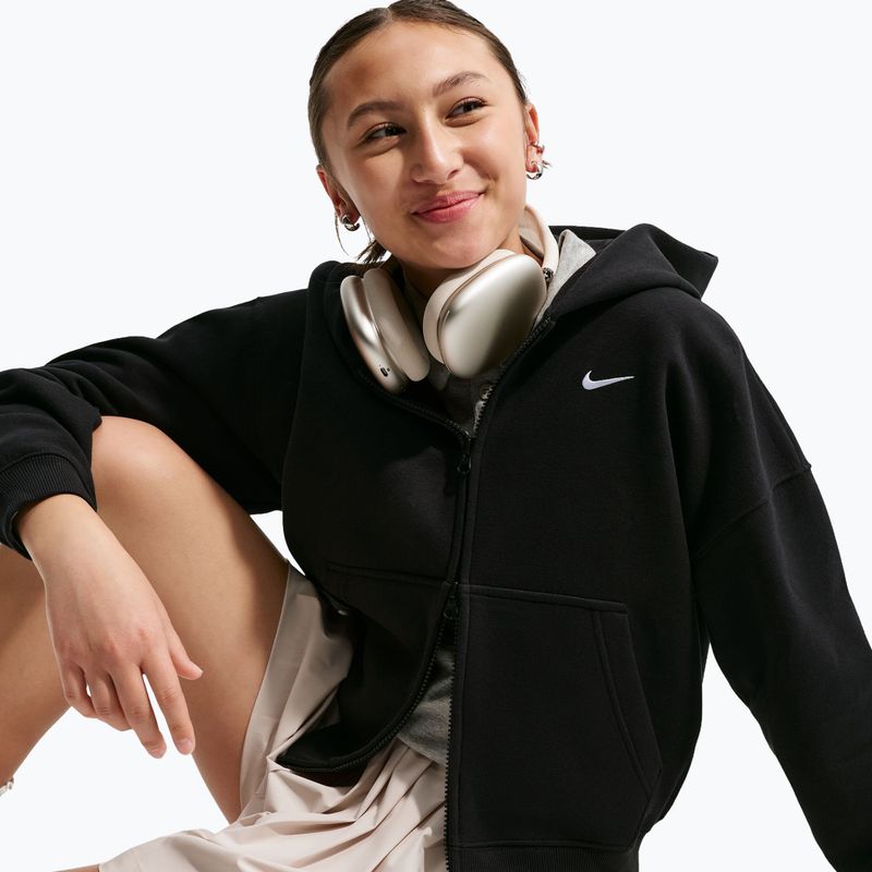 Кофта дитяча Nike Sportswear Studio Fleece black/white 4