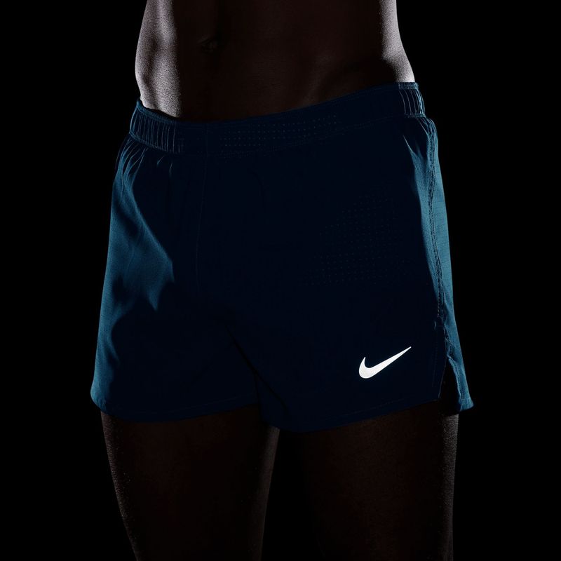 Шорти для бігу чоловічі Nike Fast light current blue/black 5