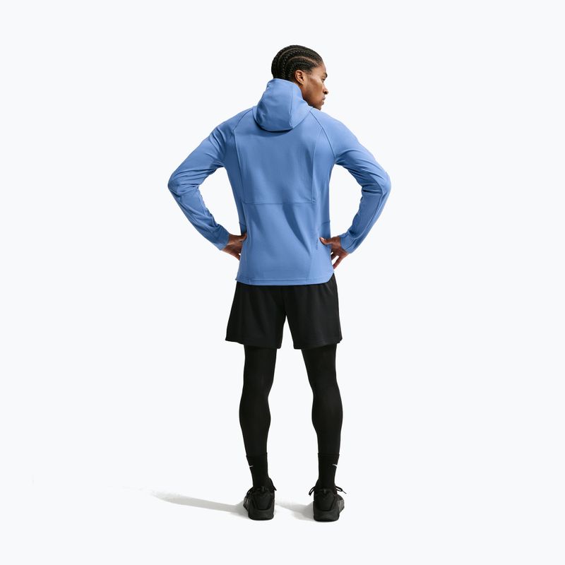 Кофта тренувальна чоловіча Nike Pro Indigo Storm/Black 3
