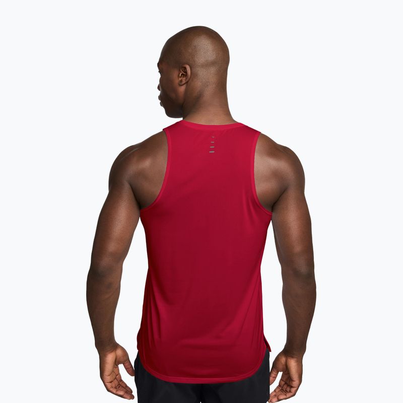 Футболка для бігу чоловіча Nike Stride tough red 2