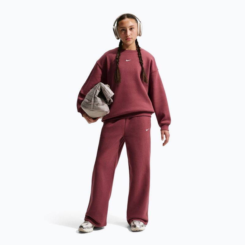 Кофта дитяча Nike Sportswear Studio pink smoke/white 2
