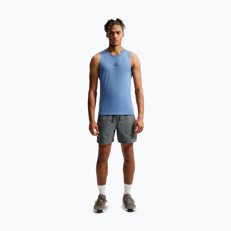 Шорти для тренувань чоловічі Nike Pro Training smoke grey/smoke grey/black 2