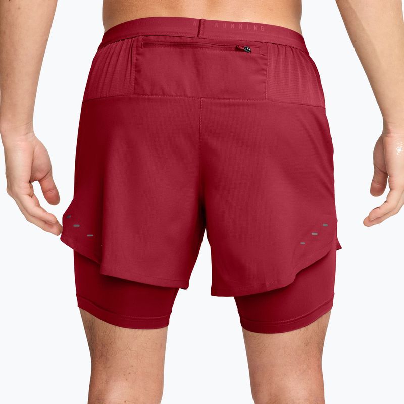 Шорти для бігу чоловічі Nike Stride tough red 2