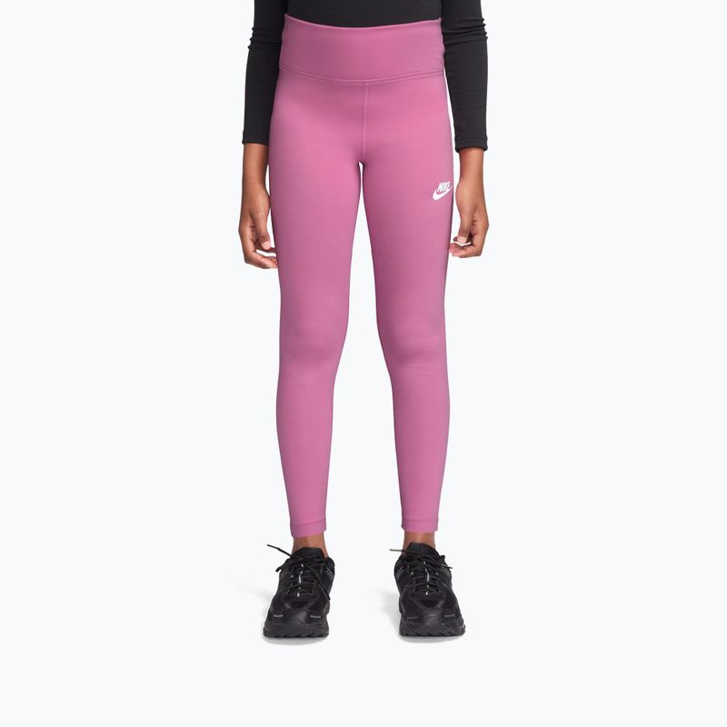 Легінси дитячі Nike Sportswear Classic playful pink/white