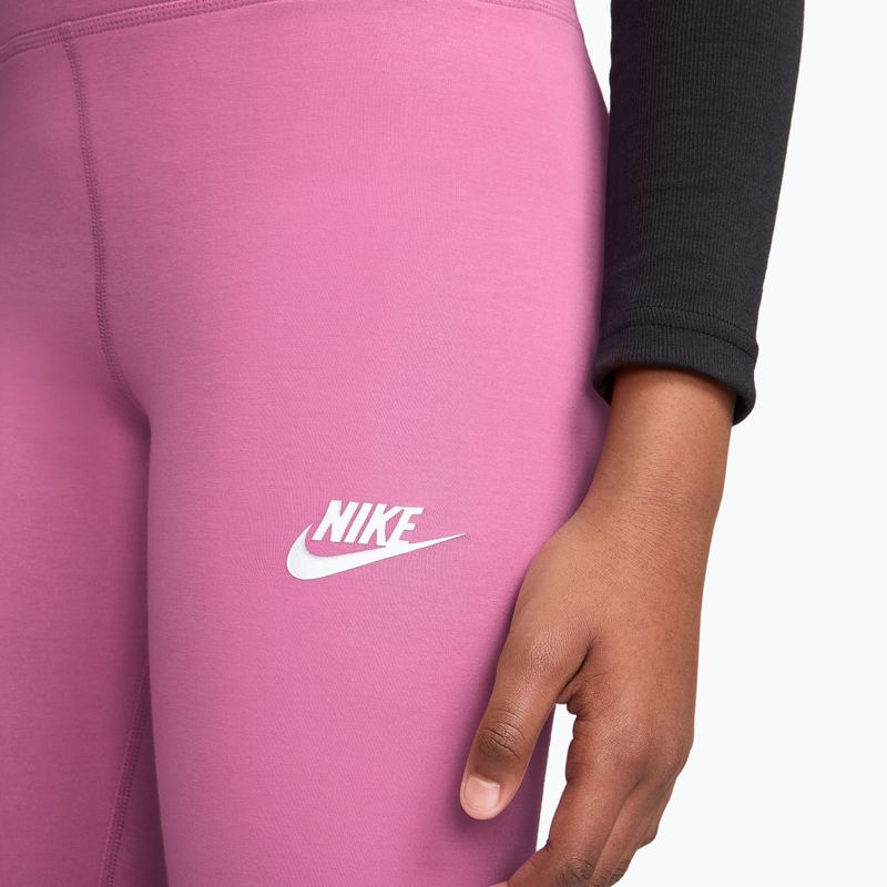Легінси дитячі Nike Sportswear Classic playful pink/white 3