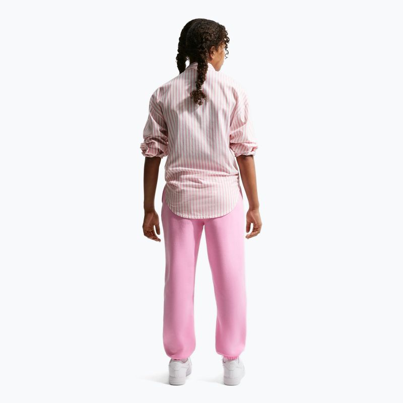 Штани дитячі Nike Sportswear Studio Fleece pink rise/white 3