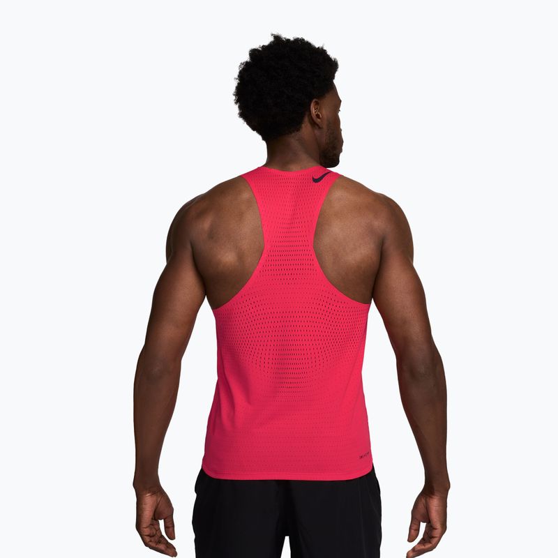 Футболка для бігу чоловіча Nike AeroSwift fusion red/black 2