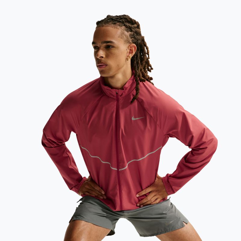 Куртка для бігу чоловіча Nike Miler tough red/tough red 4