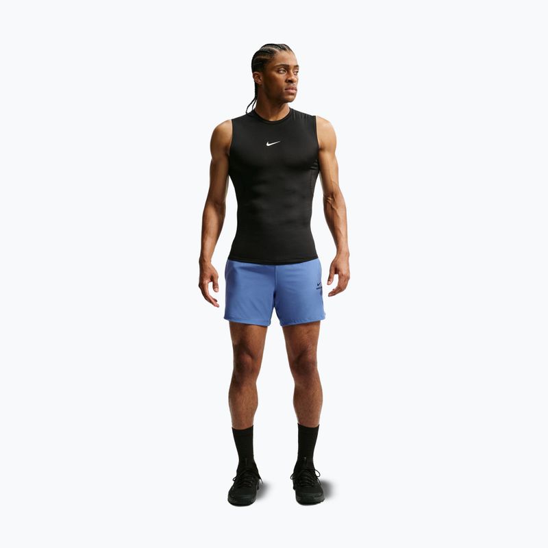 Шорти для тренувань чоловічі Nike Pro Training indigo storm/black 7