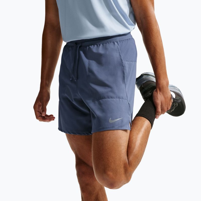 Шорти для бігу чоловічі Nike Stride Dri-Fit 2in1 7" diffused blue 5