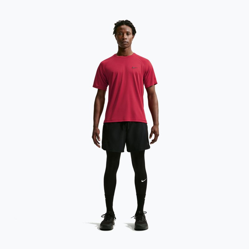Футболка для тренувань чоловіча Nike Flex tough red/black 2