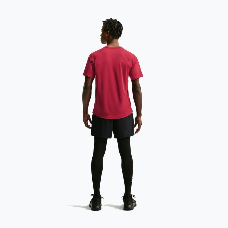 Футболка для тренувань чоловіча Nike Flex tough red/black 3