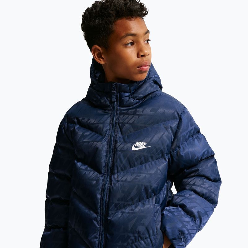 Куртка утеплена дитяча Nike Sportswear "All Day Play" midnight navy/white 8