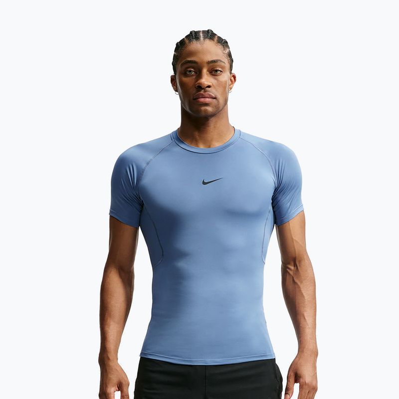 Футболка для тренувань чоловіча Nike Pro indigo storm/black 7
