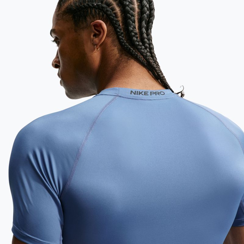 Футболка для тренувань чоловіча Nike Pro indigo storm/black 4