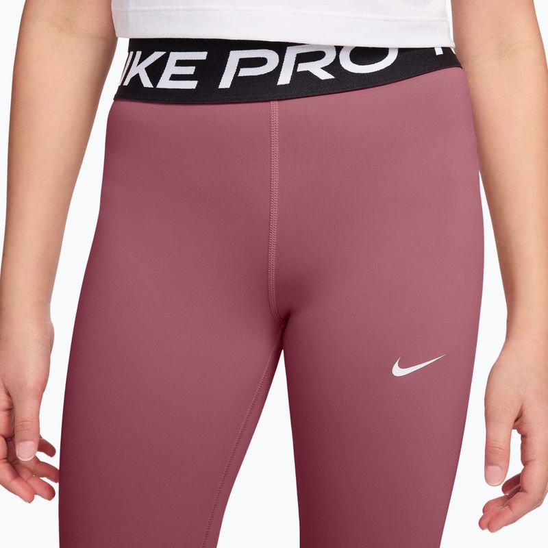 Легінси дитячі Nike Pro pink smoke/white 3