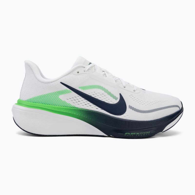 Кросівки для бігу чоловічі Nike Pegasus 42 white/green spark/midnight navy 2