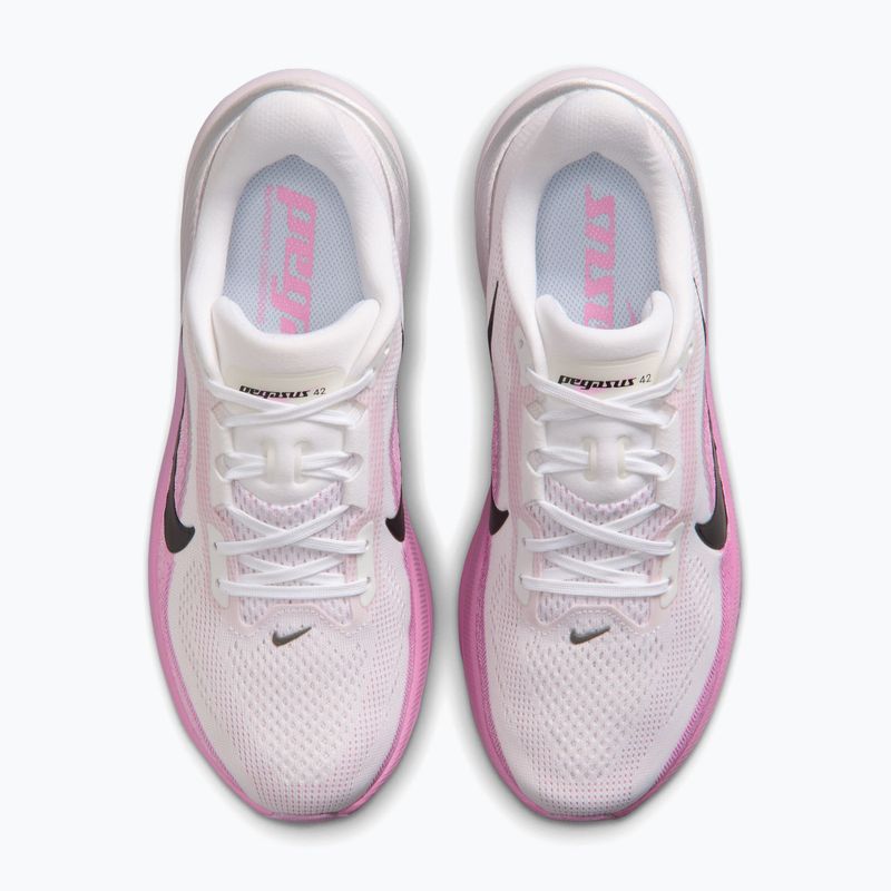 Кросівки для бігу жіночі Nike Pegasus 42 white/light magenta/bleached lilac/black 5