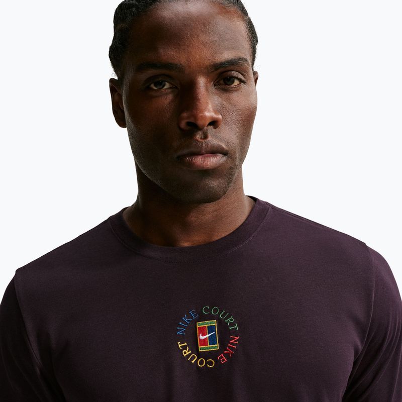 Футболка поло Nike Court Dri-Fit Burgundy Ash 4