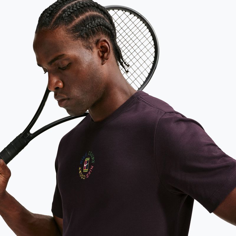Футболка поло Nike Court Dri-Fit Burgundy Ash 6