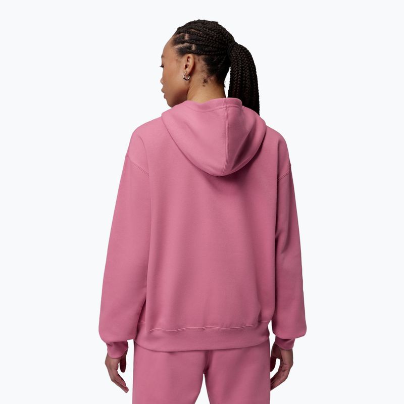 Кофта жіноча Jordan Fleece Hoodie desert berry/white 3