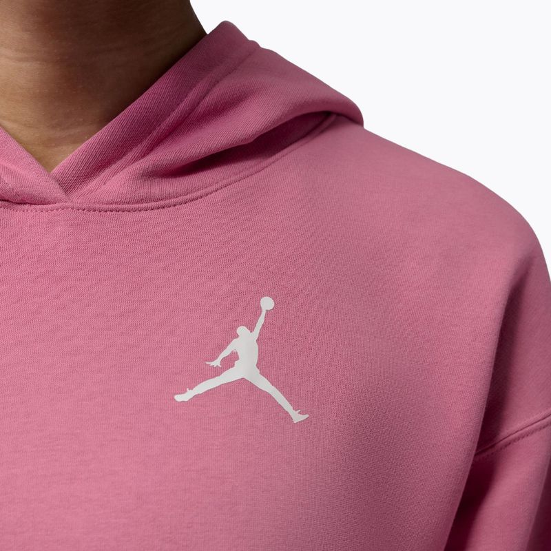 Кофта жіноча Jordan Fleece Hoodie desert berry/white 6