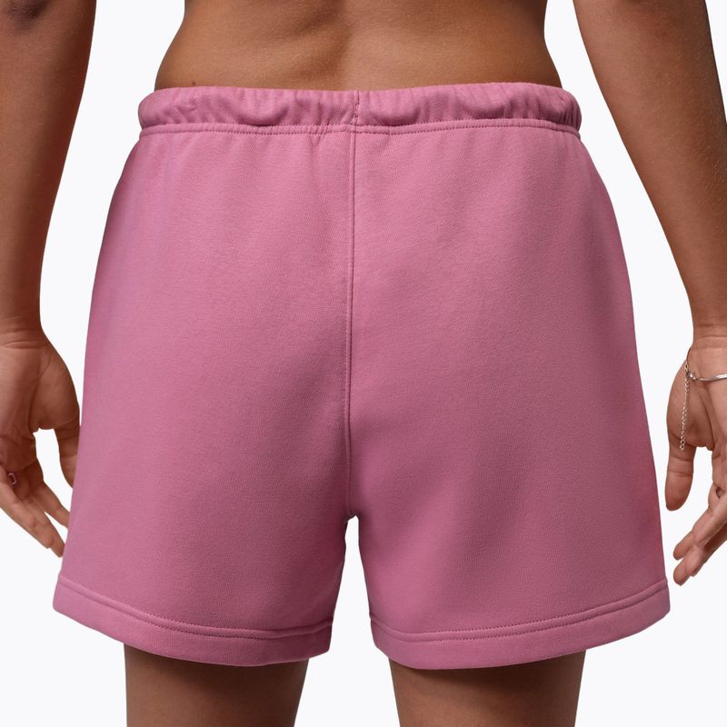 Шорти жіночі Jordan Fleece desert berry/white 4