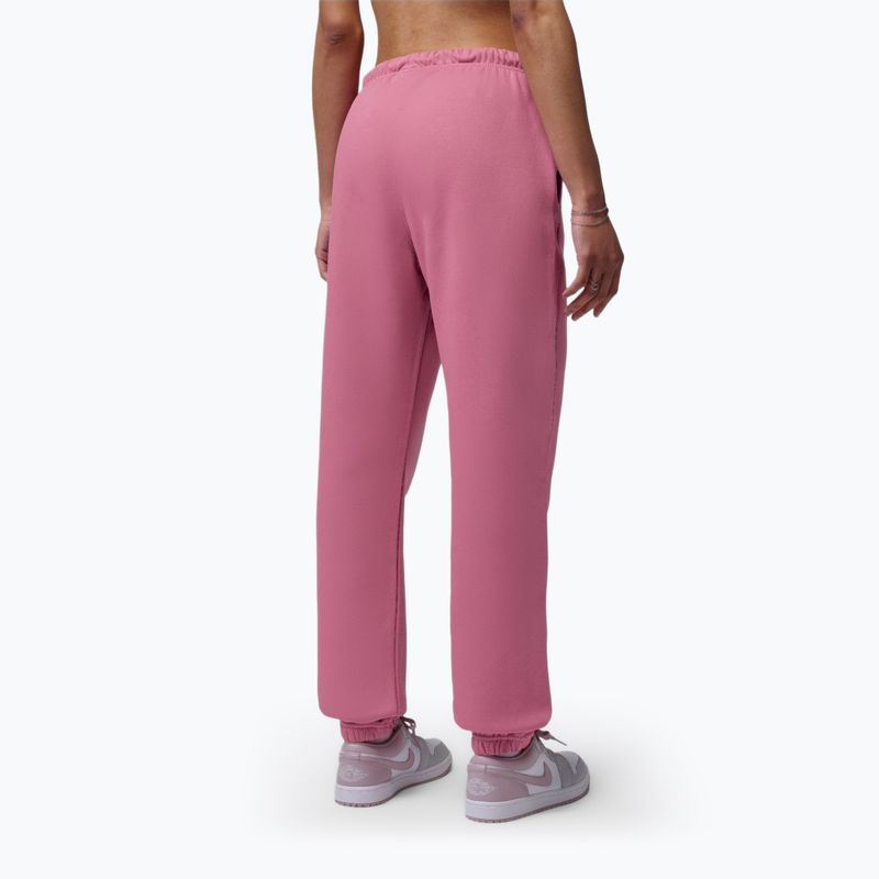 Штани жіночі Jordan Fleece desert berry/white 3