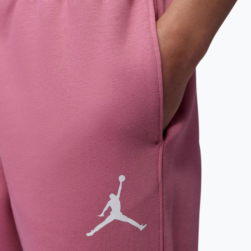Штани жіночі Jordan Fleece desert berry/white 4