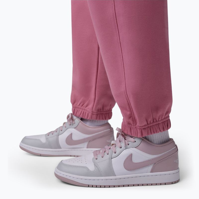 Штани жіночі Jordan Fleece desert berry/white 5