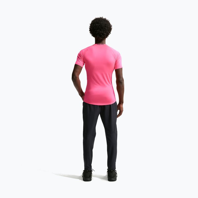 Футболка для тренувань чоловіча Nike Pro hyper pink/black 2