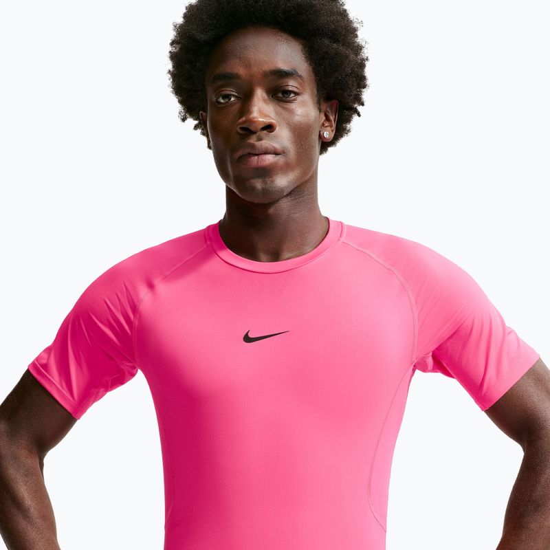 Футболка для тренувань чоловіча Nike Pro hyper pink/black 3