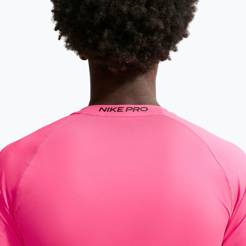 Футболка для тренувань чоловіча Nike Pro hyper pink/black 4