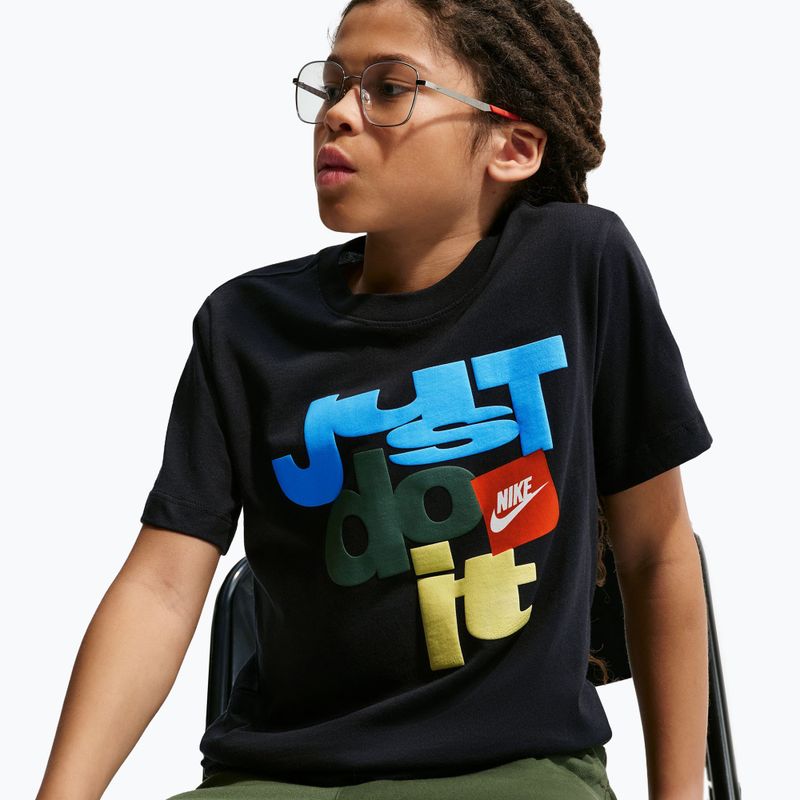 Футболка дитяча Nike Sportswear Club black 5