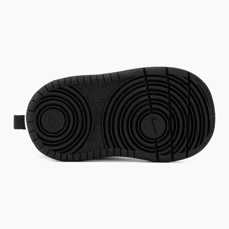 Взуття дитяче Nike Court Borough Low black/smoke grey/white/illusion green 4