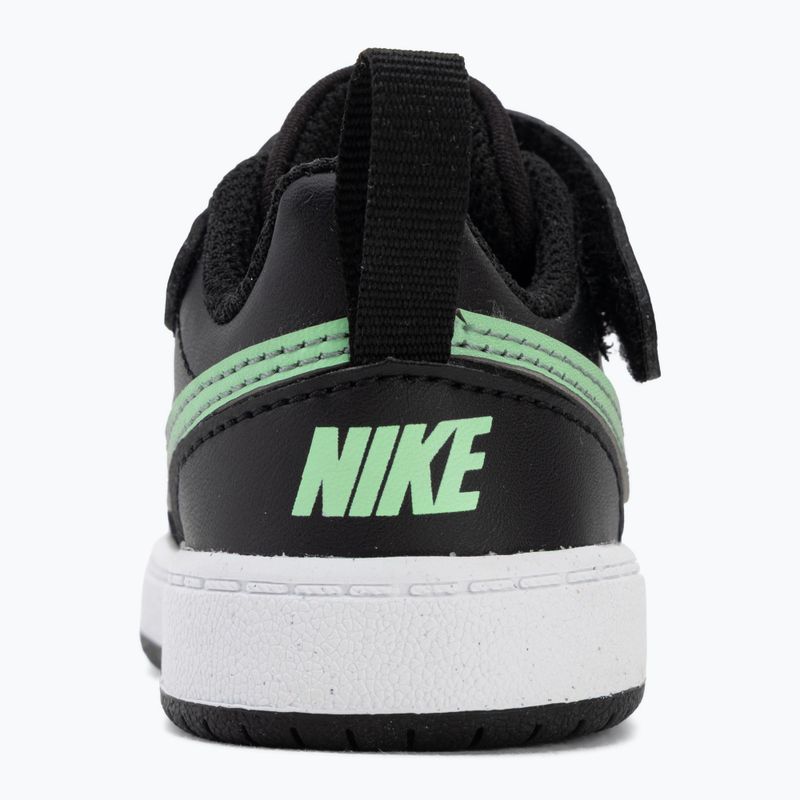 Взуття дитяче Nike Court Borough Low black/smoke grey/white/illusion green 6