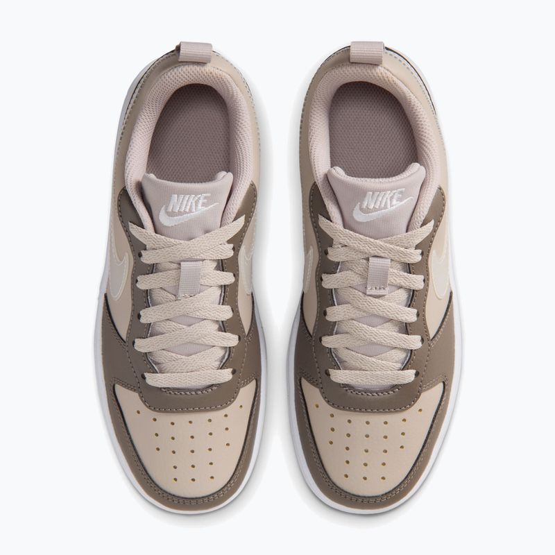 Взуття дитяче Nike Court Borough Low moon particle/cave stone/white/white 5
