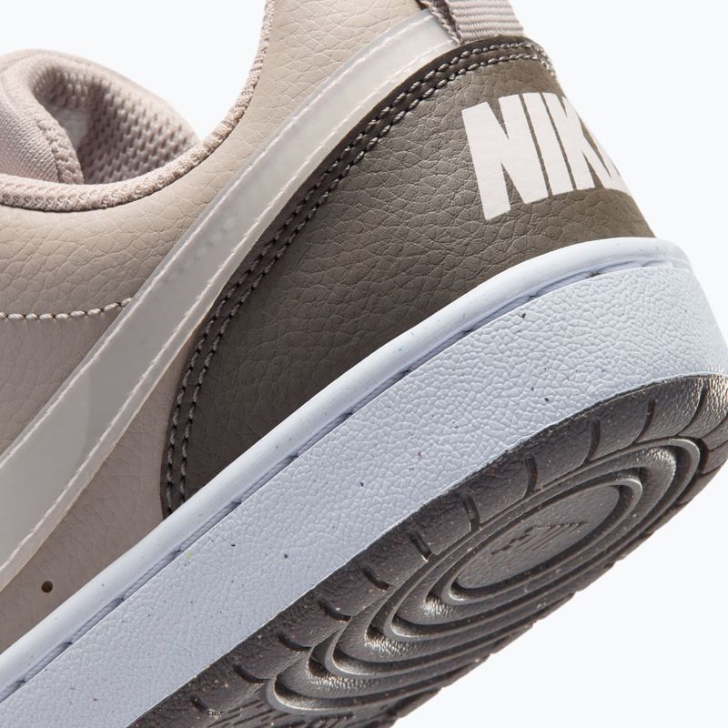 Взуття дитяче Nike Court Borough Low moon particle/cave stone/white/white 8