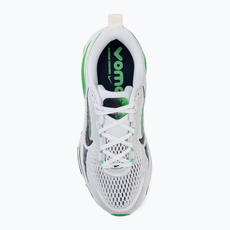 Кросівки для бігу Nike Vomero 18 white/green spark/midnight navy 5