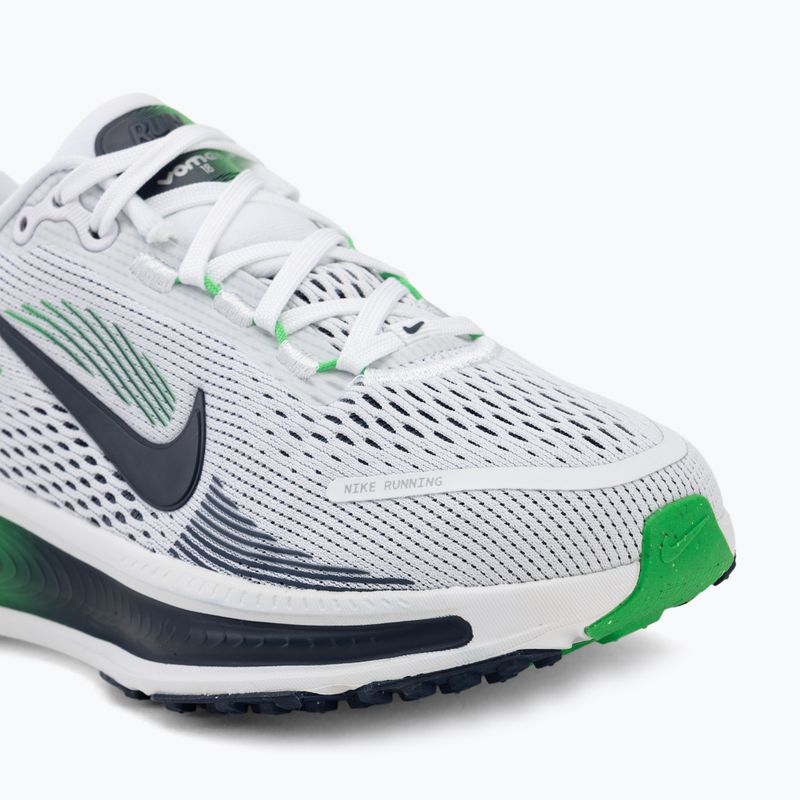 Кросівки для бігу Nike Vomero 18 white/green spark/midnight navy 7