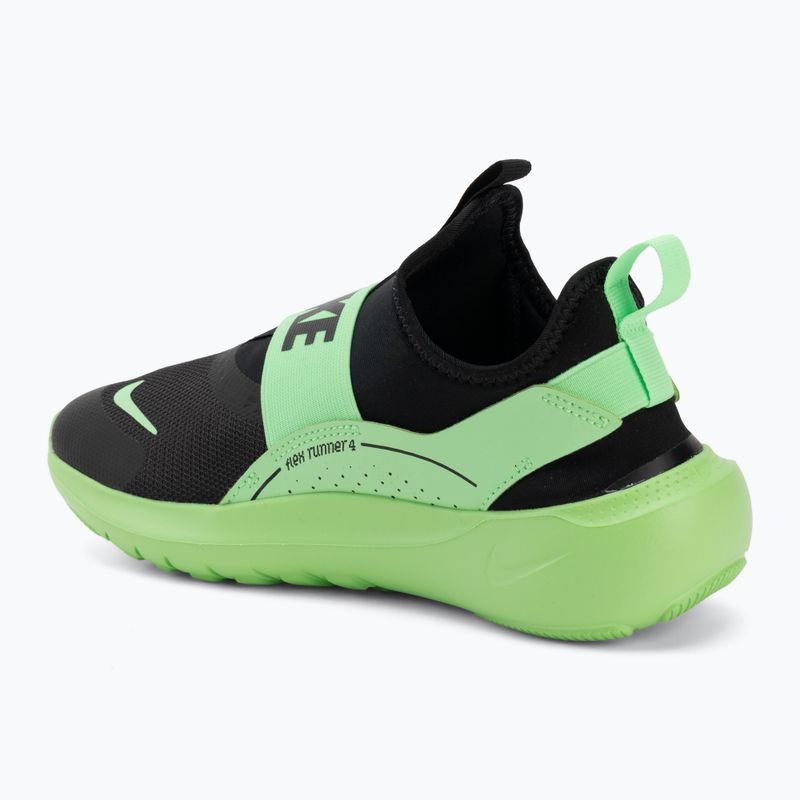 Взуття дитяче Nike Flex Runner 4 black/illusion green/black 3