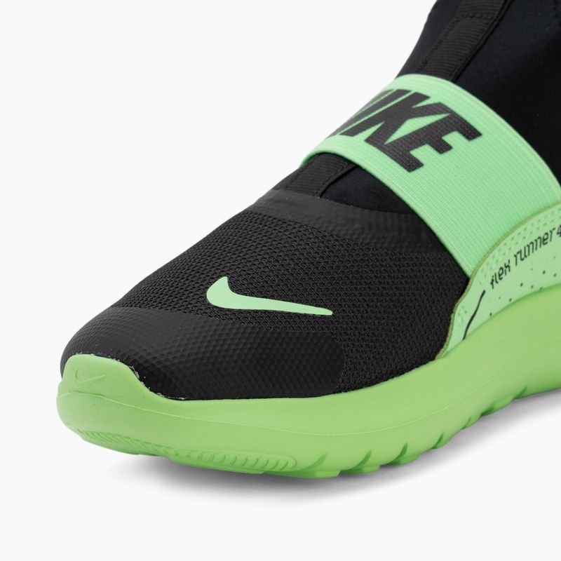 Взуття дитяче Nike Flex Runner 4 black/illusion green/black 7