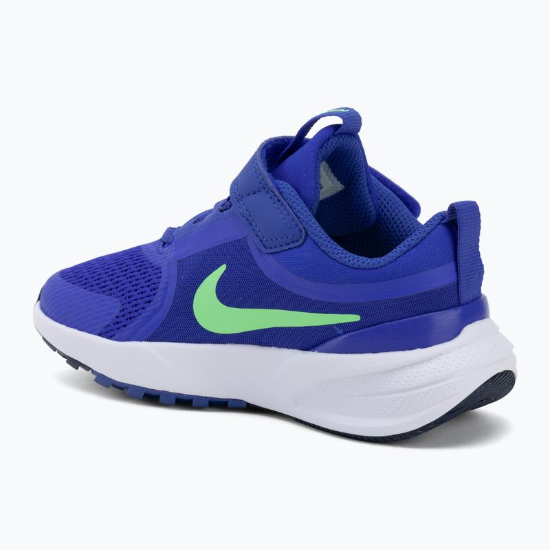Взуття дитяче Nike Star Runner 5 racer blue/midnight navy/illusion green 3
