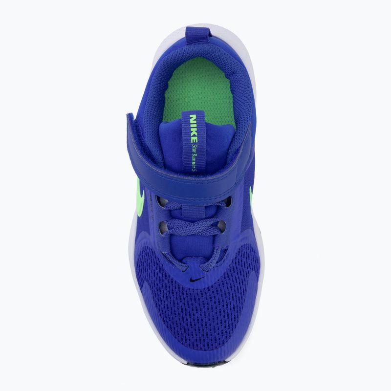 Взуття дитяче Nike Star Runner 5 racer blue/midnight navy/illusion green 5