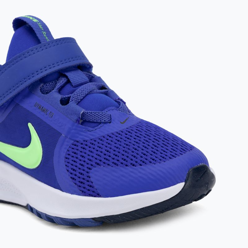 Взуття дитяче Nike Star Runner 5 racer blue/midnight navy/illusion green 7