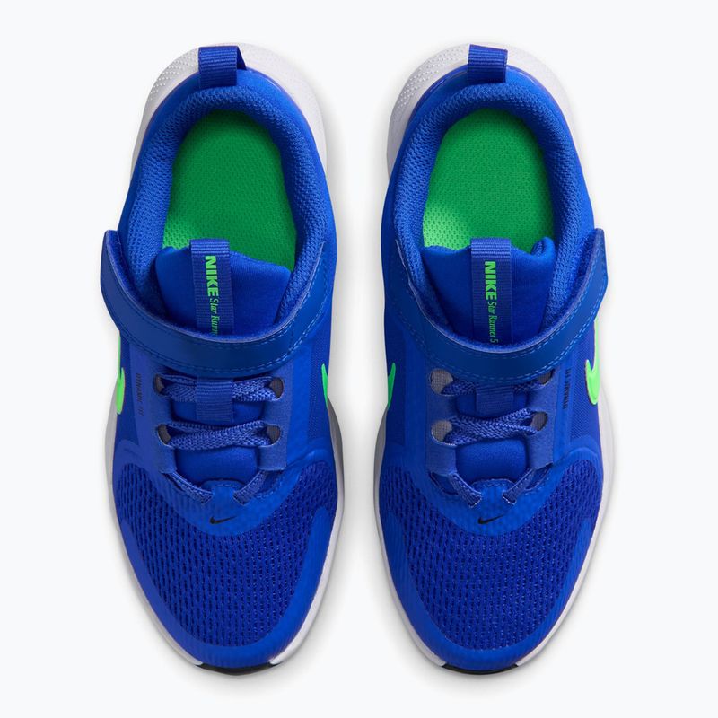 Взуття дитяче Nike Star Runner 5 racer blue/midnight navy/illusion green 4