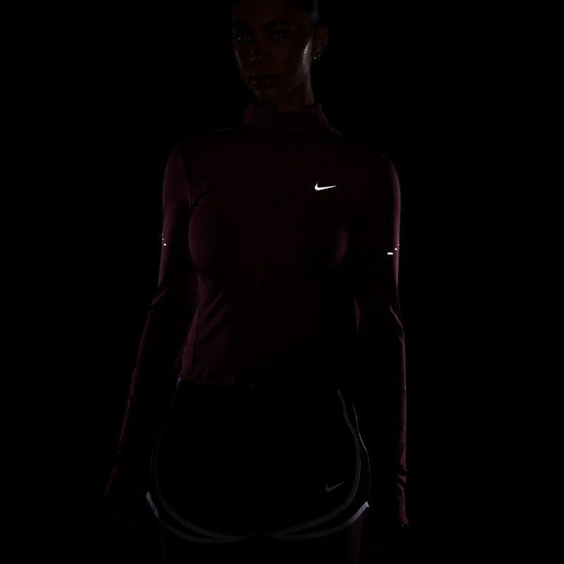 Кофта для бігу жіноча Nike Swift Dri-Fit Full Zip pink smoke 4