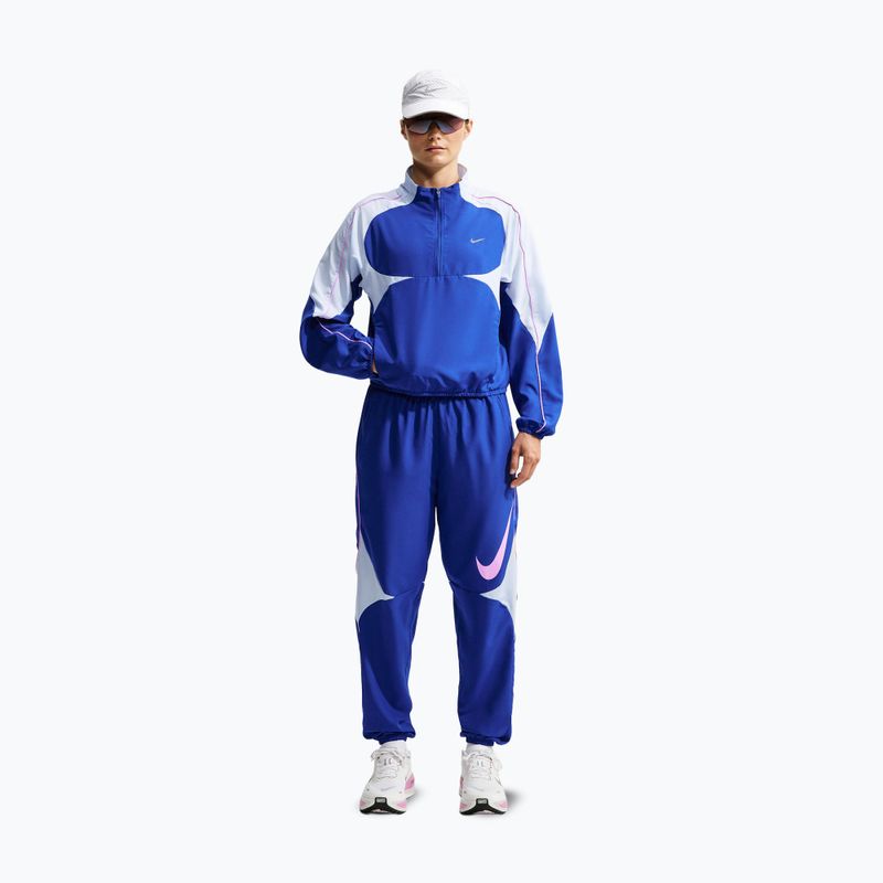 Жіноча бігова куртка Nike Tempo Dri-FIT 1/2-Zip old royal/football grey/pink rise 2