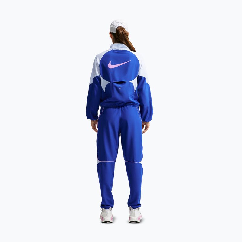 Жіноча бігова куртка Nike Tempo Dri-FIT 1/2-Zip old royal/football grey/pink rise 3